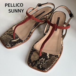 ペリーコ(PELLICO)のあずさ様　PELLICO SUNNY ペリーコサニー トングサンダル 37(サンダル)