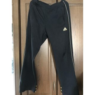 アディダス(adidas)のadidas 専用しゅん様 ジャージパンツ メンズ M 黒ブラック ゴールド金(ワークパンツ/カーゴパンツ)