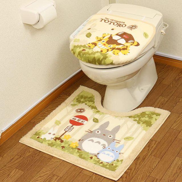 【専用】トトロ　となりのトトロ なかま トイレマット　2点セット ベージュ