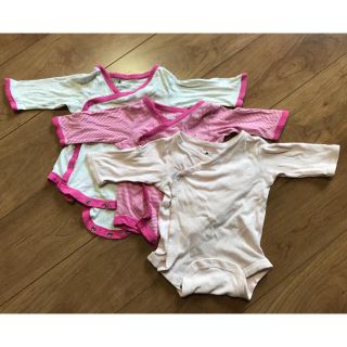 ベビーギャップ(babyGAP)のベビーギャップ　ロンパース60 3着(ロンパース)