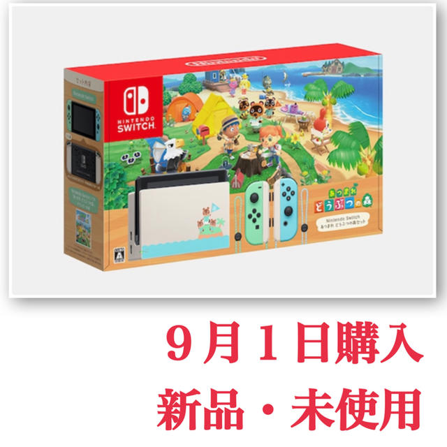 新品・未使用 Nintendo Switch あつまれ どうぶつの森セット エンタメ/ホビーのゲームソフト/ゲーム機本体(家庭用ゲーム機本体)の商品写真