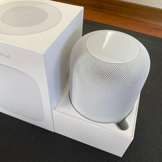 オーディオ機器APPLE HOMEPOD ホワイト