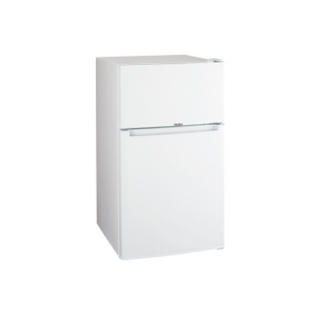 ハイアール(Haier)のハイアール 85L 2ドア冷蔵庫 ホワイト【右開き】Haier JR-N85B(冷蔵庫)