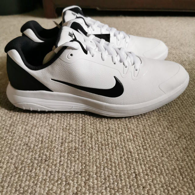 27cm新品 NIKE インフィニティ G MAX ウッズ 270ゴルフシューズ 新品 ゴルフシューズ メンズ スニーカー ホワイト カジュアル 27cm