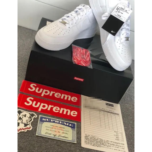 Supreme®/Nike® Air Force 1 Low 新品未使用