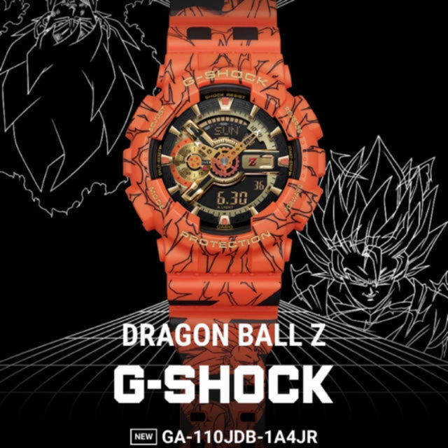 ドラゴンボール G-SHOCK　GA-110JDB-1A4JR　ジーショック