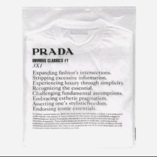 プラダ(PRADA)の【新品未使用】PRADA パックTシャツ クルーネック 1枚 Mサイズ(Tシャツ/カットソー(半袖/袖なし))