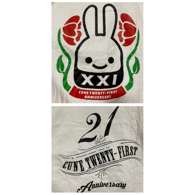 CUNE(キューン)のCUNE 21周年記念　tシャツ メンズのトップス(Tシャツ/カットソー(半袖/袖なし))の商品写真