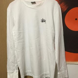 ステューシー(STUSSY)のSTUSSY ロンT 白(Tシャツ/カットソー(七分/長袖))