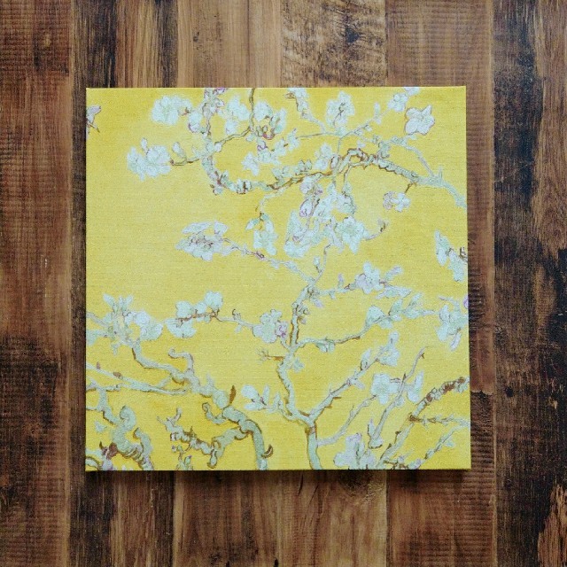 Francfranc(フランフラン)のゴッホのインテリアパネル黄色S6 エンタメ/ホビーの美術品/アンティーク(絵画/タペストリー)の商品写真