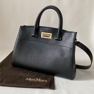 マックスマーラ(Max Mara)の定価17万 ハンドバッグ  ハリウッドライン 2way 女優バッグ(ハンドバッグ)