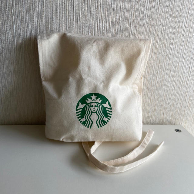 Starbucks Coffee(スターバックスコーヒー)のSTARBUCKS / オーガニックコットンギフトバッグ レディースのファッション小物(ポーチ)の商品写真