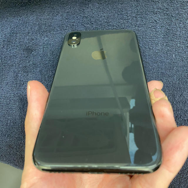 Apple(アップル)のiPhone X Space Gray 256 GB SIMフリー　本体 スマホ/家電/カメラのスマートフォン/携帯電話(スマートフォン本体)の商品写真