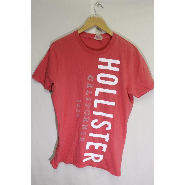 Hollister(ホリスター)のプロフ必読HOLLISTERピンクT/USA西海岸サーフデザイン良いL メンズのトップス(Tシャツ/カットソー(半袖/袖なし))の商品写真