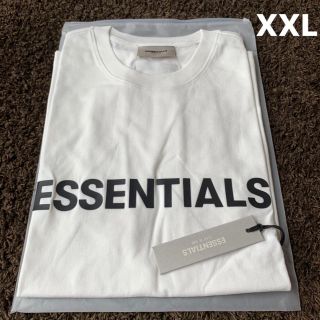 フィアオブゴッド(FEAR OF GOD)のXXLサイズ Essentials 20ss新作 Tシャツ ホワイト(Tシャツ/カットソー(半袖/袖なし))