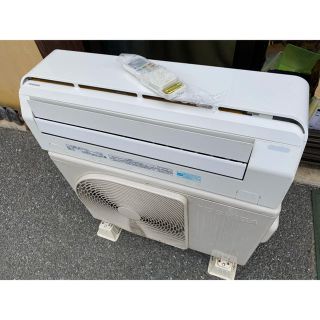 トウシバ(東芝)の室外機も送料込 2015年製 14畳用 お掃除機能 エアコン 100v 東芝(エアコン)