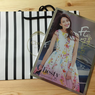 チェスティ(Chesty)の新品 Chesty♡カタログ&ショップ袋(ファッション)