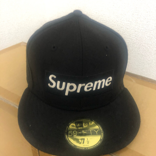 Supreme R.I.P Box Logo New Era 黒 7 1/2 - キャップ