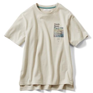 フェリシモ(FELISSIMO)のモネ　印象派アートグラフィックTシャツ(Tシャツ(半袖/袖なし))