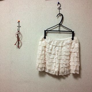 ペチパン ホワイト(ショートパンツ)