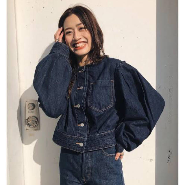 moussy PUFF SLEEVE DENIM ジャケット