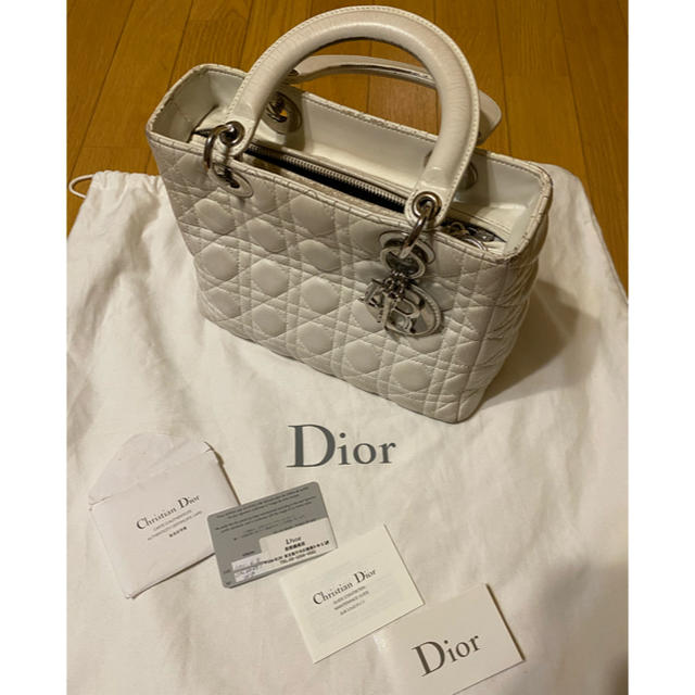 Christian Dior(クリスチャンディオール)のChristian Dior 正規品　Lady Dior ハンドバッグ レディースのバッグ(ハンドバッグ)の商品写真
