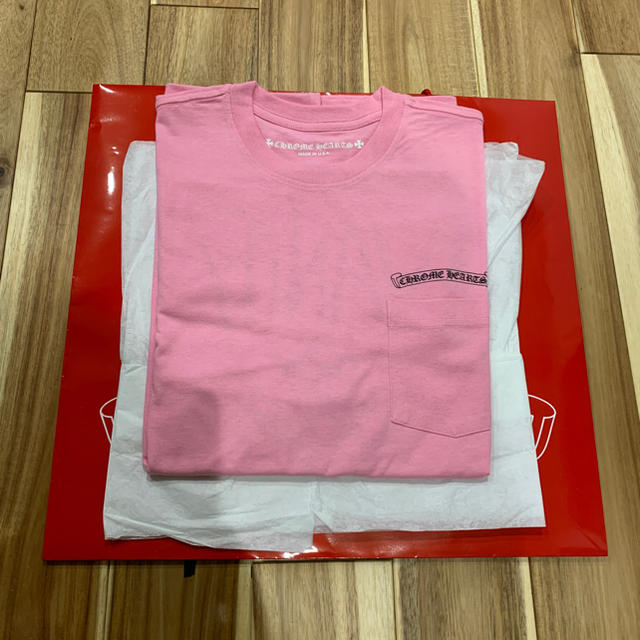 クロムハーツ matty boy ピンク ロングスリーブ Tシャツ サイズXL