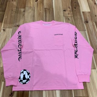 「クロムハーツ matty boy ピンク ロングスリーブ Tシャツ サイズXL