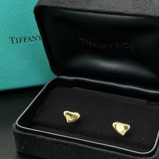 ティファニー(Tiffany & Co.)の希少 未使用 ティファニー フル ハート ゴールド ピアス KH56(ピアス)