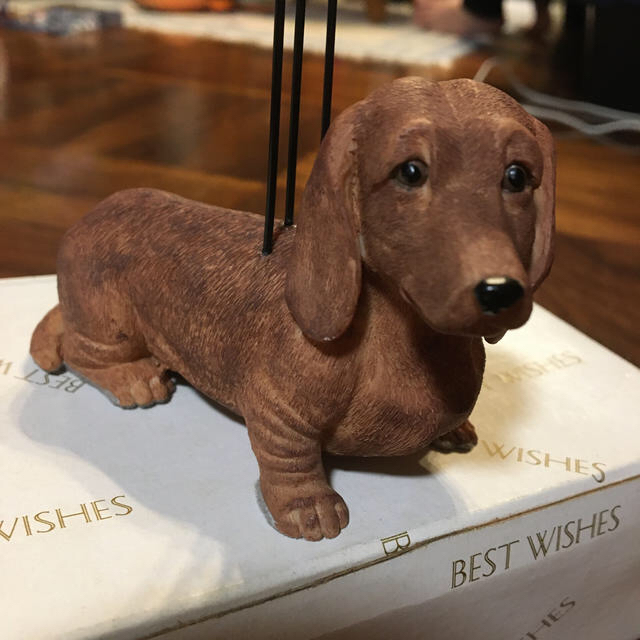ダックスフンドのメモスタンドの通販 by hani's shop|ラクマ