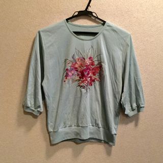 古着   刺繍トップス(Tシャツ(長袖/七分))