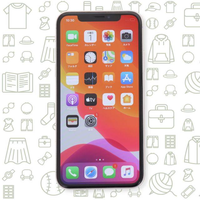 iPhone(アイフォーン)の【C】iPhoneX/256/au スマホ/家電/カメラのスマートフォン/携帯電話(スマートフォン本体)の商品写真