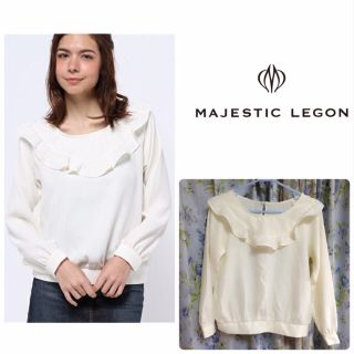 マジェスティックレゴン(MAJESTIC LEGON)のマジェスティックレゴン フリルブラウス(シャツ/ブラウス(長袖/七分))