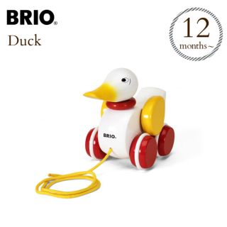 ブリオ(BRIO)のBRIO スウェーデン王室御用達の大人気木製おもちゃ　アヒル(知育玩具)