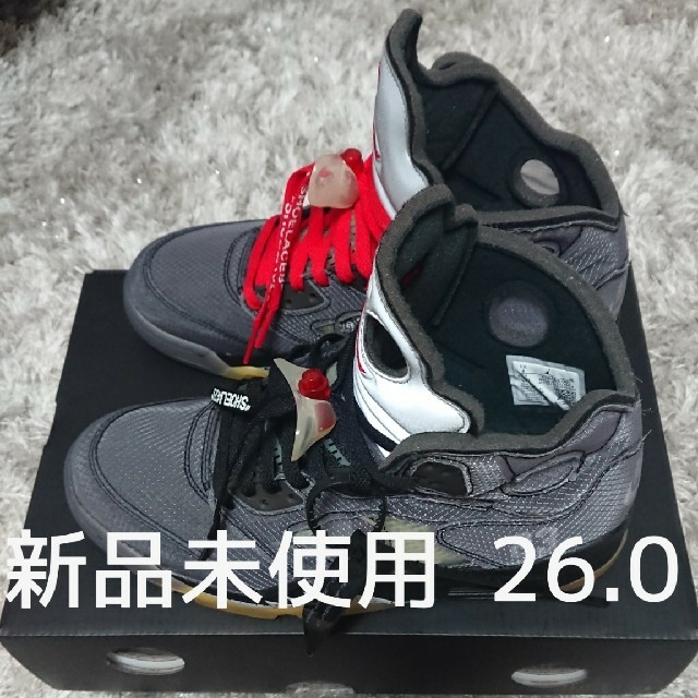 NIKE off-white Air Jordan5 26.0 最終値下げメンズ