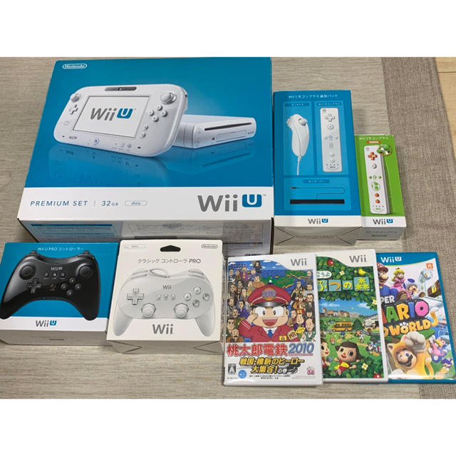 Wii U(ウィーユー)のWii  U 本体 桃太郎電鉄 どうぶつの森 マリオ エンタメ/ホビーのゲームソフト/ゲーム機本体(家庭用ゲーム機本体)の商品写真