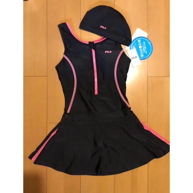 ライトニングボルト FILA☆オールインワン フィッネス水着 7号(キャップ付き) 通販 FILA 水着 7号