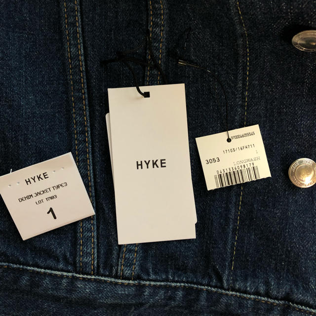 【HYKE(ハイク)】DENIM JACKET TYPE3