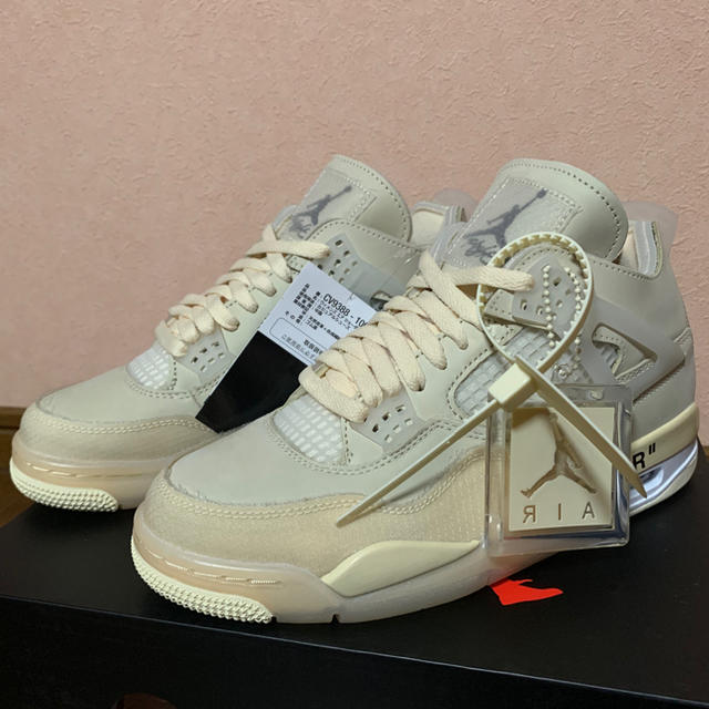 NIKE(ナイキ)のAIR JORDAN 4 RETRO SP OFF-WHITE レディースの靴/シューズ(スニーカー)の商品写真