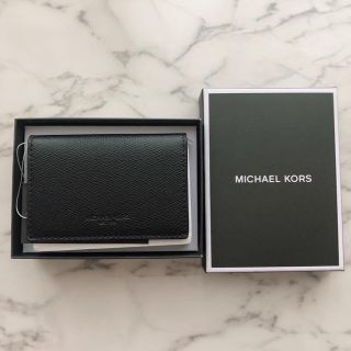 マイケルコース(Michael Kors)の【値下げしました！】Michael kors 名刺入れ カードケース 黒(名刺入れ/定期入れ)