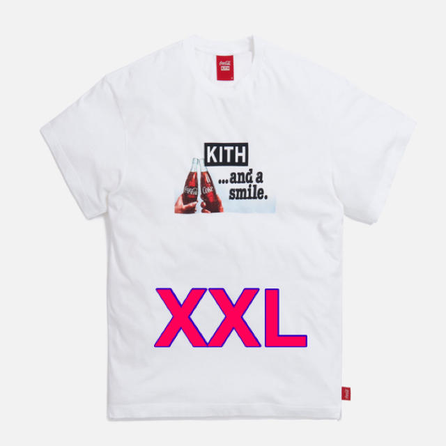 KITH X COCA-COLA SMILE VINTAGE TEE XXL