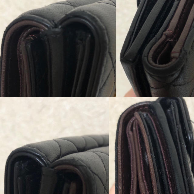 CHANEL(シャネル)のシャネル　ナノウォレット　ラムスキン　ミニ　財布　三つ折り財布　マトラッセ  レディースのファッション小物(財布)の商品写真