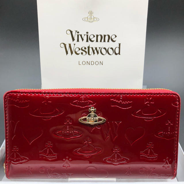 Vivienne Westwood(ヴィヴィアンウエストウッド)の【新品・正規品】ヴィヴィアン ウエストウッド 長財布 310 赤 プレゼント レディースのファッション小物(財布)の商品写真