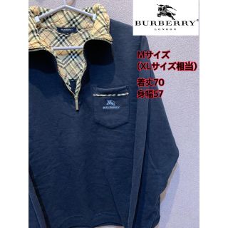 バーバリー(BURBERRY)のBurberry London バーバリーロンドン　ノバチェック　ハーフジップ(スウェット)