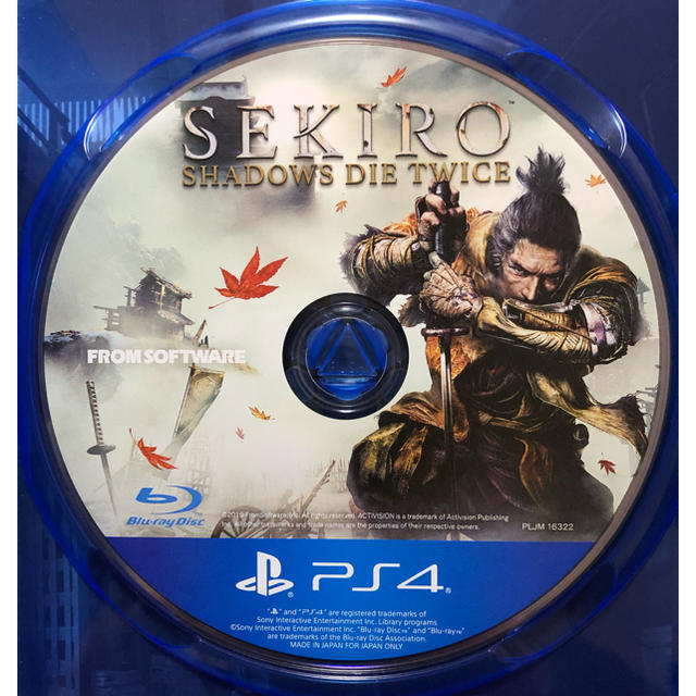 PlayStation4(プレイステーション4)の美品　SEKIRO： SHADOWS DIE TWICE PS4 セキロウ エンタメ/ホビーのゲームソフト/ゲーム機本体(家庭用ゲームソフト)の商品写真