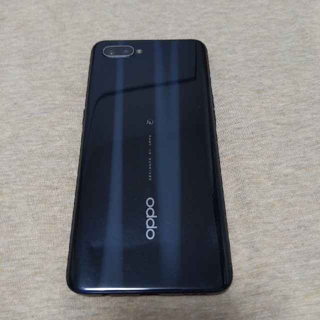 Rakuten(ラクテン)のOPPO RenoA 128GB ブラック 国内SIMフリー スマホ/家電/カメラのスマートフォン/携帯電話(スマートフォン本体)の商品写真