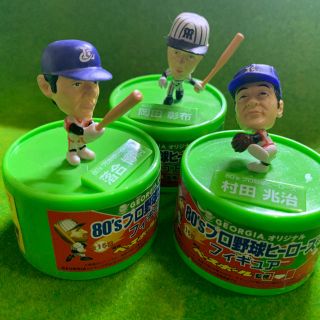 80年代プロ野球選手フィギュア　3コセット(スポーツ選手)