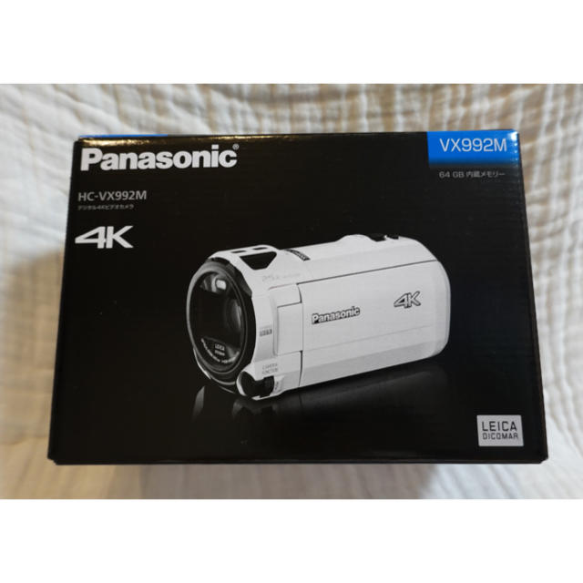 Panasonic HC-VX992M-W  4K ビデオカメラ