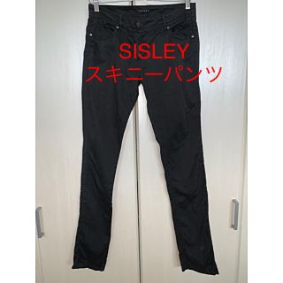 シスレー(Sisley)のSISLEY シスレー　サマースキニーパンツブラックカラー(スキニーパンツ)