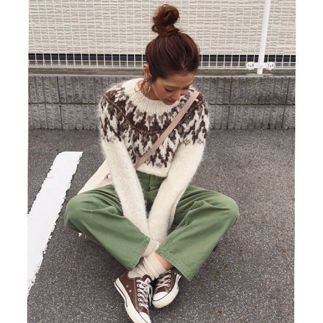 【未使用】 TODAYFUL ノルディックハンドニット 1